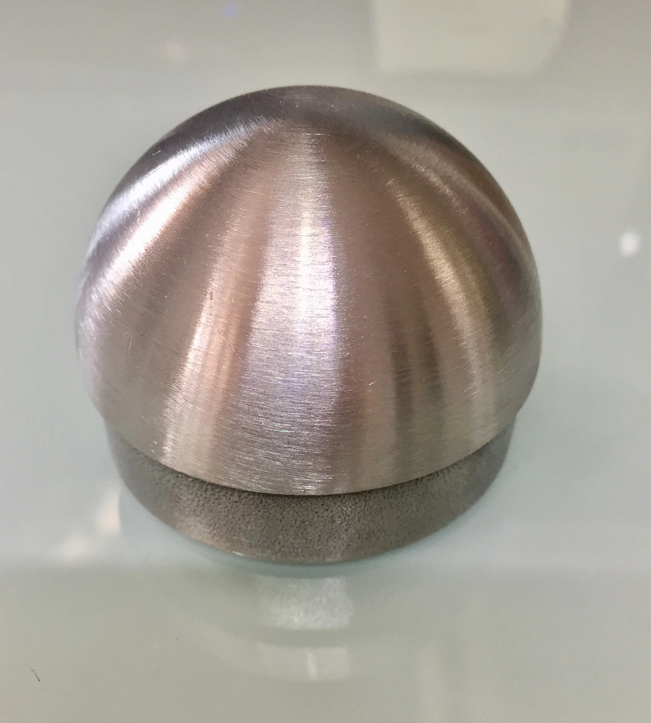 stainless steel domed end cap 50.8mm round