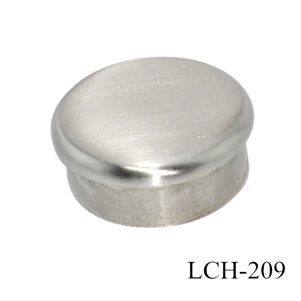 stainless steel domed end cap for railing post 43 or 50.8 mm diameter