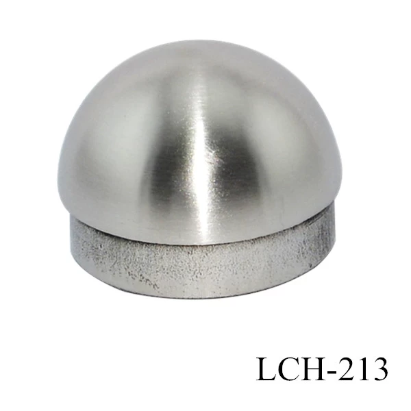 stainless steel end cap for dia 50.8mm post