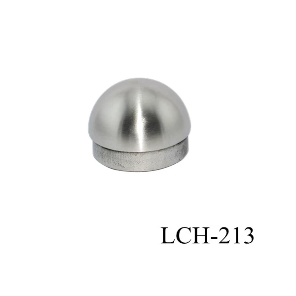 stainless steel end cap for round handrail post LCH-213
