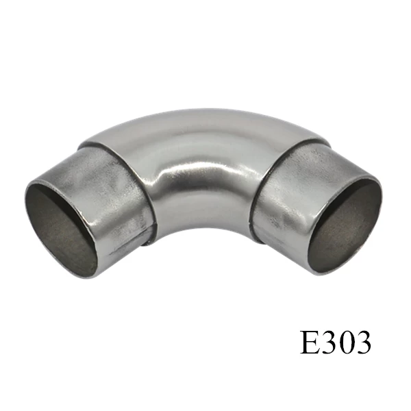 conjunta tubo pasamanos de acero inoxidable, E303