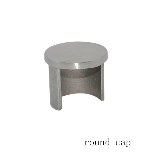 stainless steel slot tube end cap round