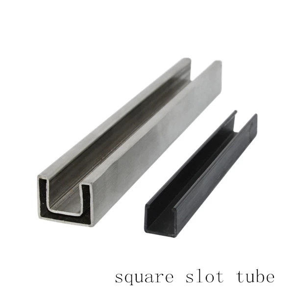stainless steel slot tube square
