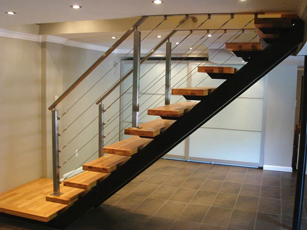stainless steel stairs cable balustrade handrails