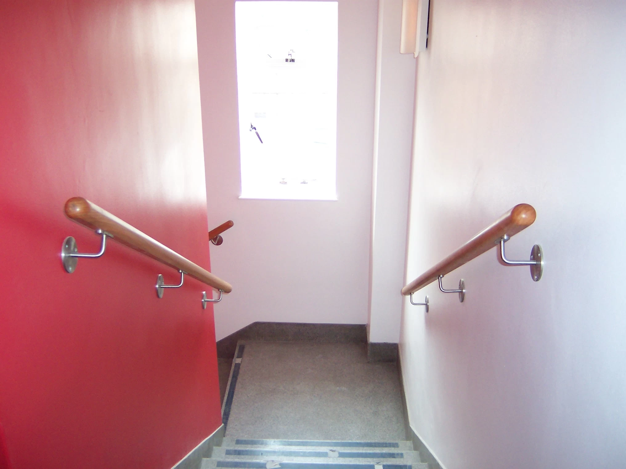 wall mount handrail tube bracket for staircase