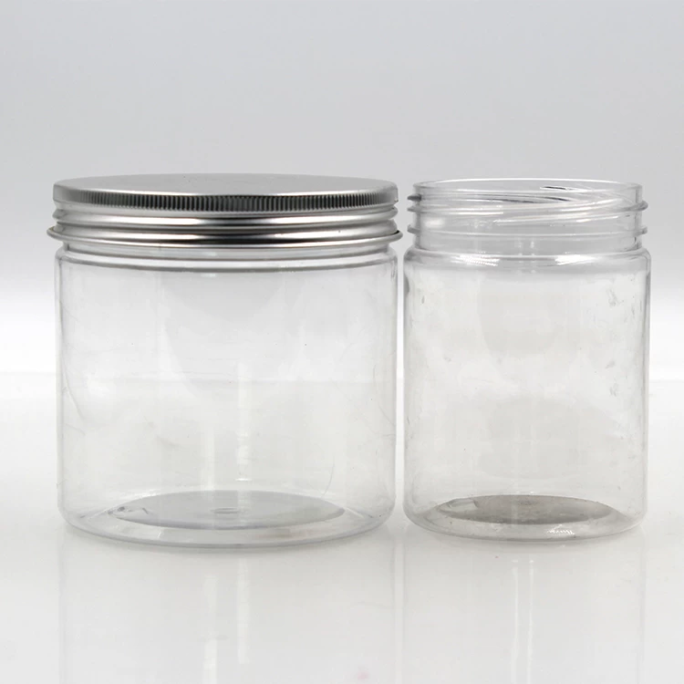 Buy Wholesale China 500ml Clear Round Pet Plastic Candy Jar