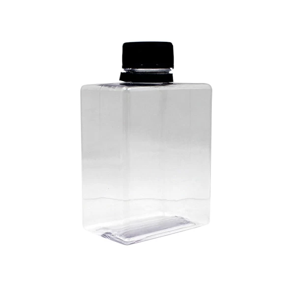 250ml clear square PETG bottle