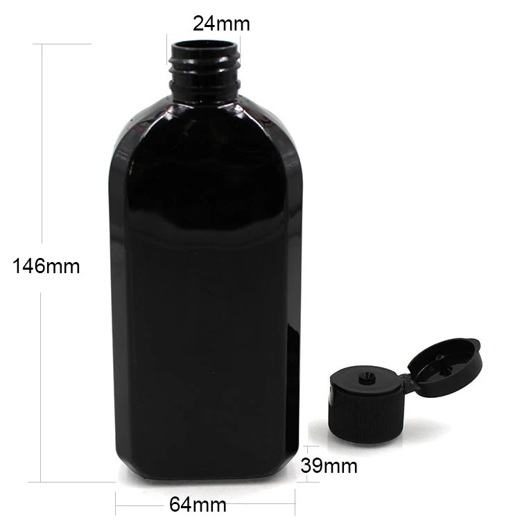 250ml squeeze shampoo conditioner bottle size