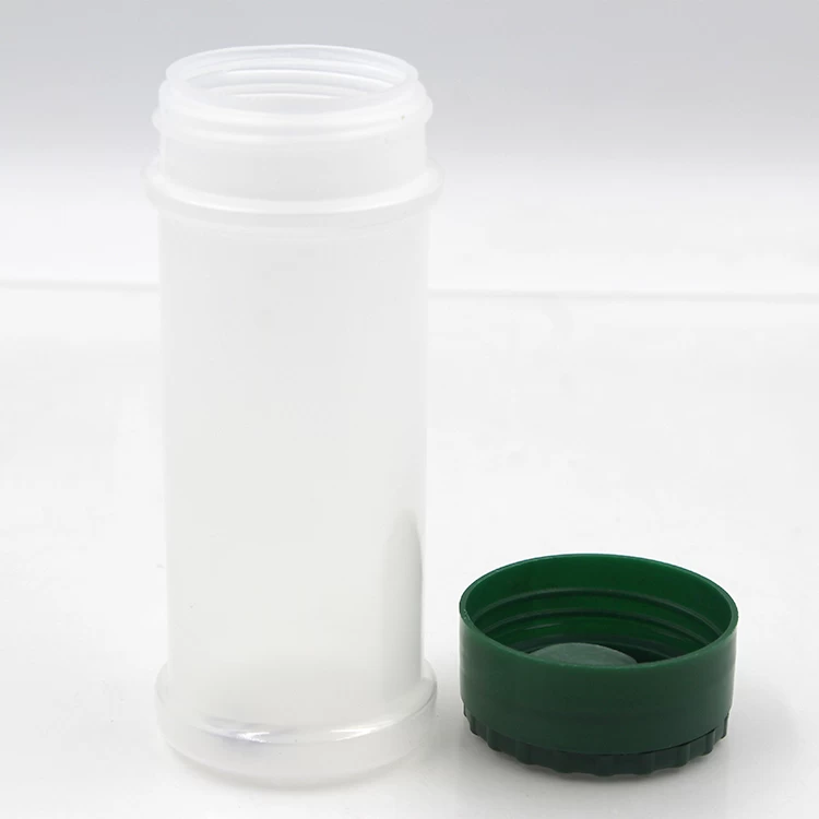 plastic spice bottle with shaker lid