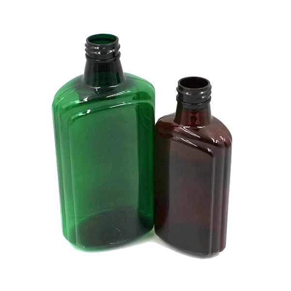 empty plastic syrup bottle