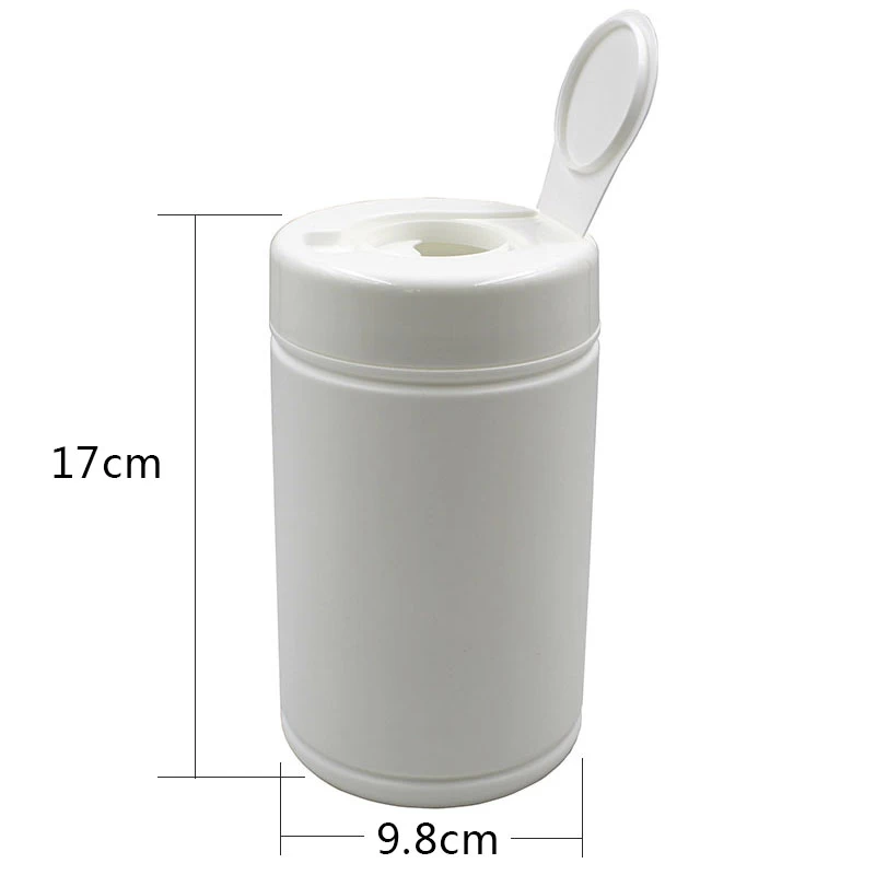 white 1 liter wet wipe canister size