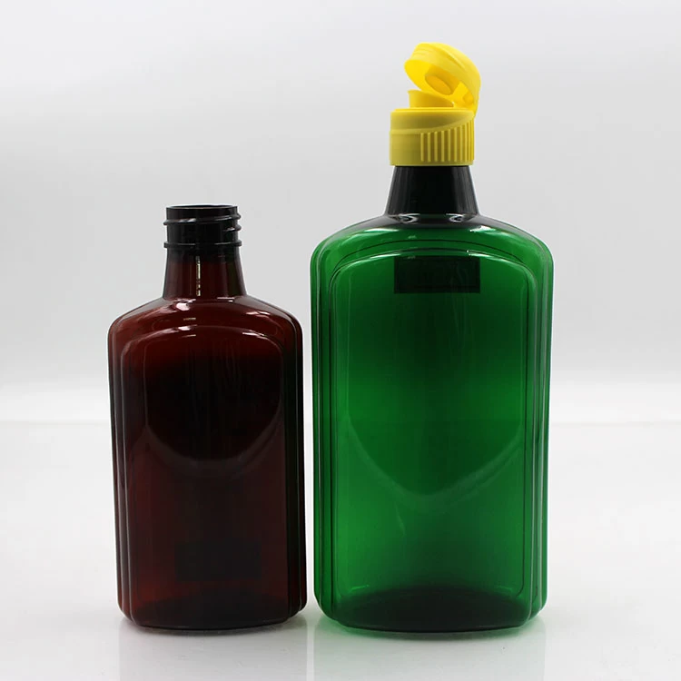 250ml 500ml PET plastic syrup bottle