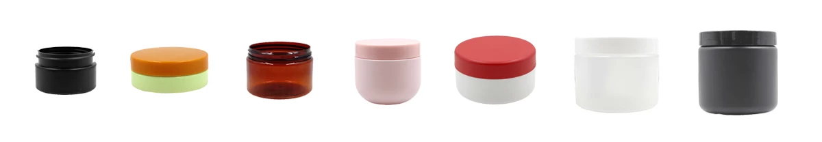 cosmetic plastic jar