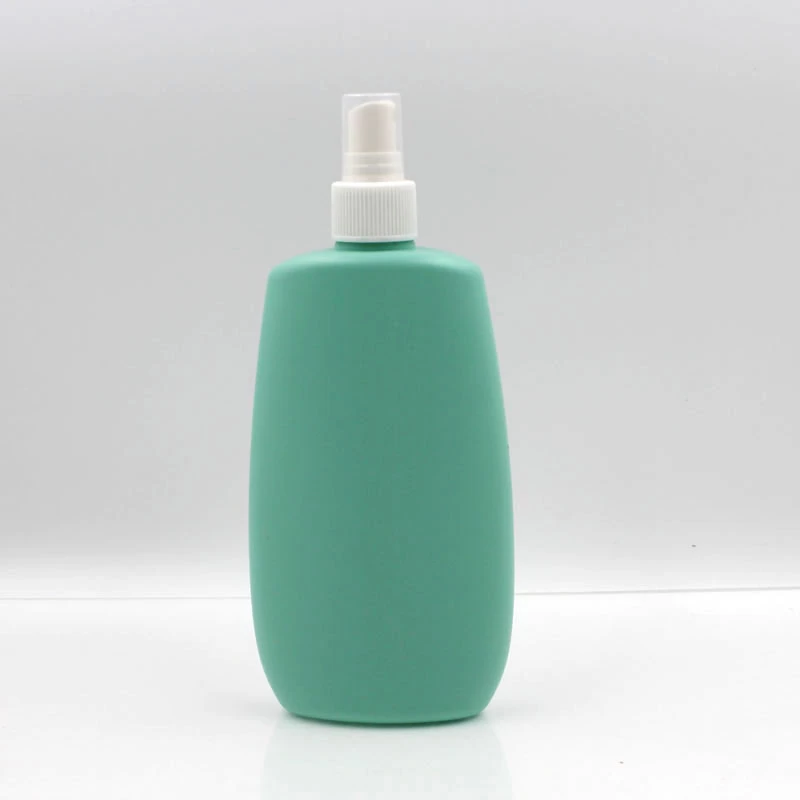 empty plastic tanning oil bottle