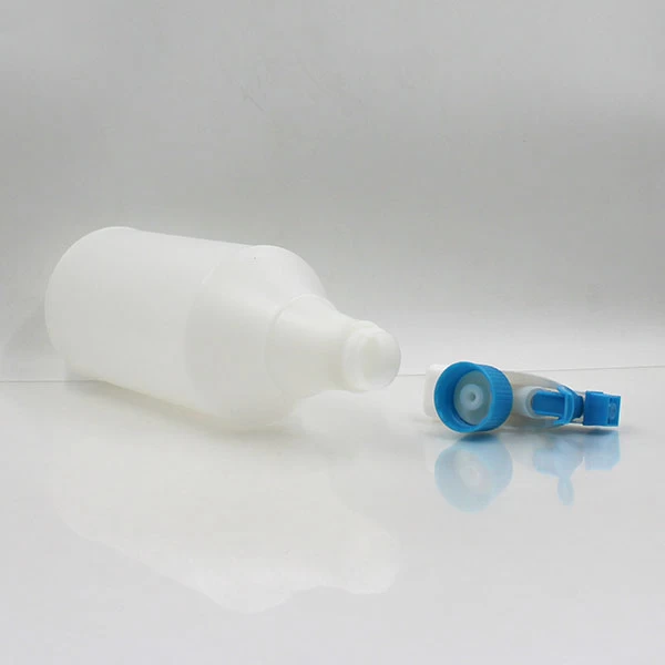 empty plastic spray gun bottle