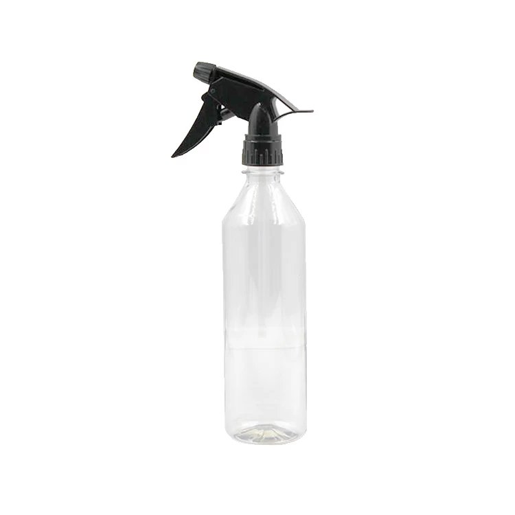 Flacon vaporisateur spray en verre transparent 500 ml