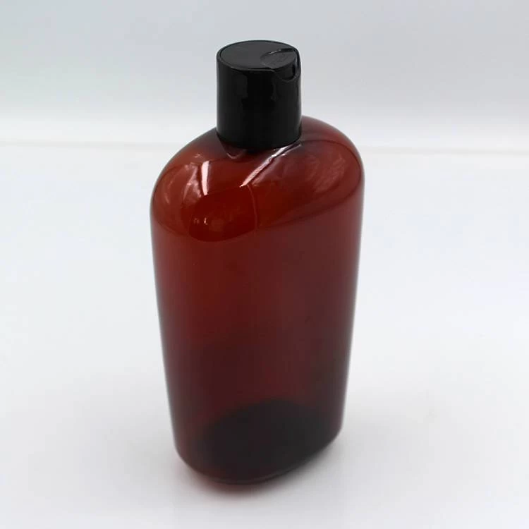 16oz amber hair oil cosmetic bottle