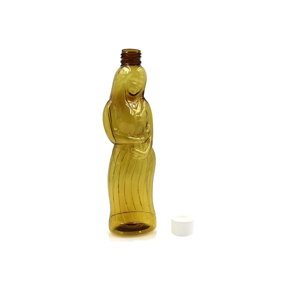 custom made 250ml women shape design plastic bottle