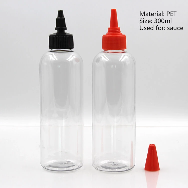 Clear Plastic Hot Sauce Squeeze Bottle 200ml 250ml 300ml Container Empty  Pet Ketchup Bottle with Nozzle Squeezer Lid - China Plastic Squeezer Bottle,  Hot Sauce Bottles