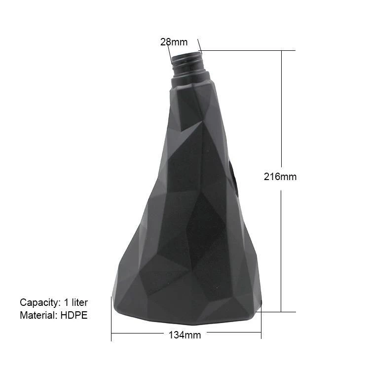 1 liter black trigger spray bottle