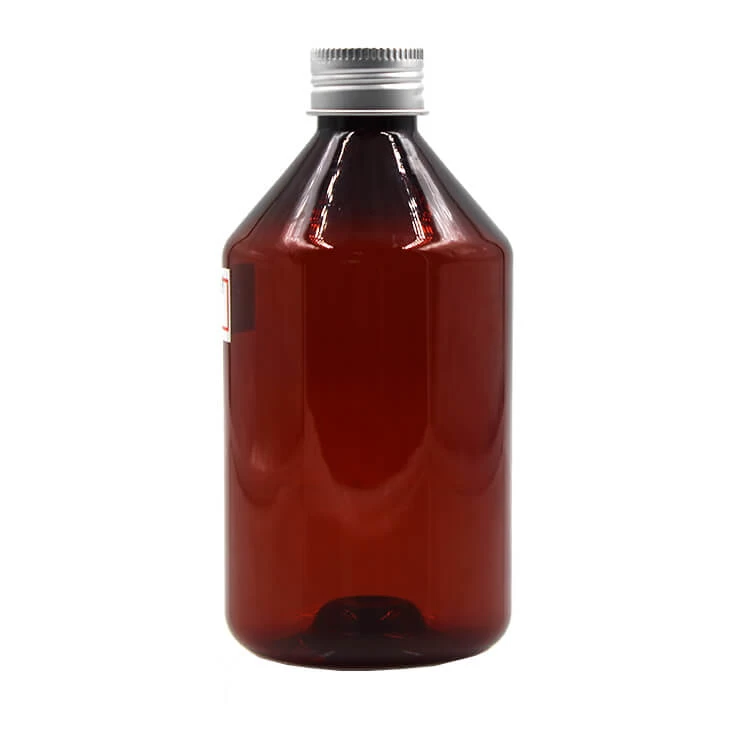 amber beer plastic bottle