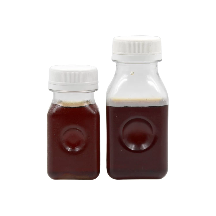 100ml 200ml juice plastic bottle