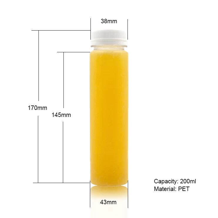 200ml juice PET bottle