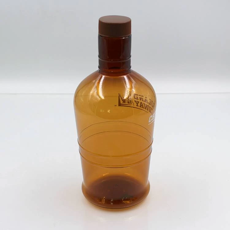 PET plastic 750ml wine bottle