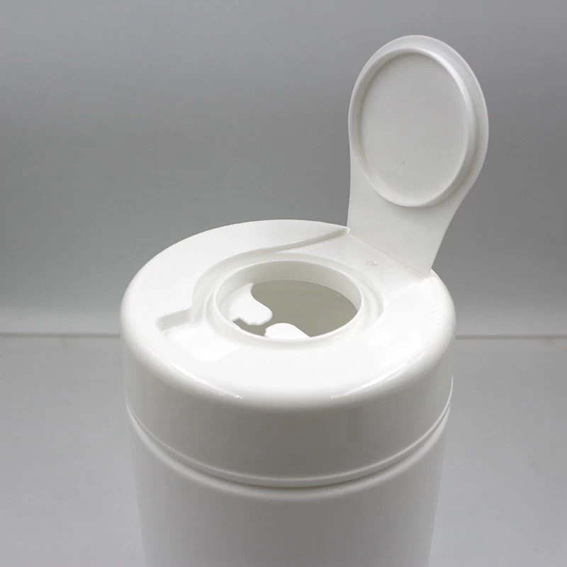 white 1 liter wet wipe canister for sale