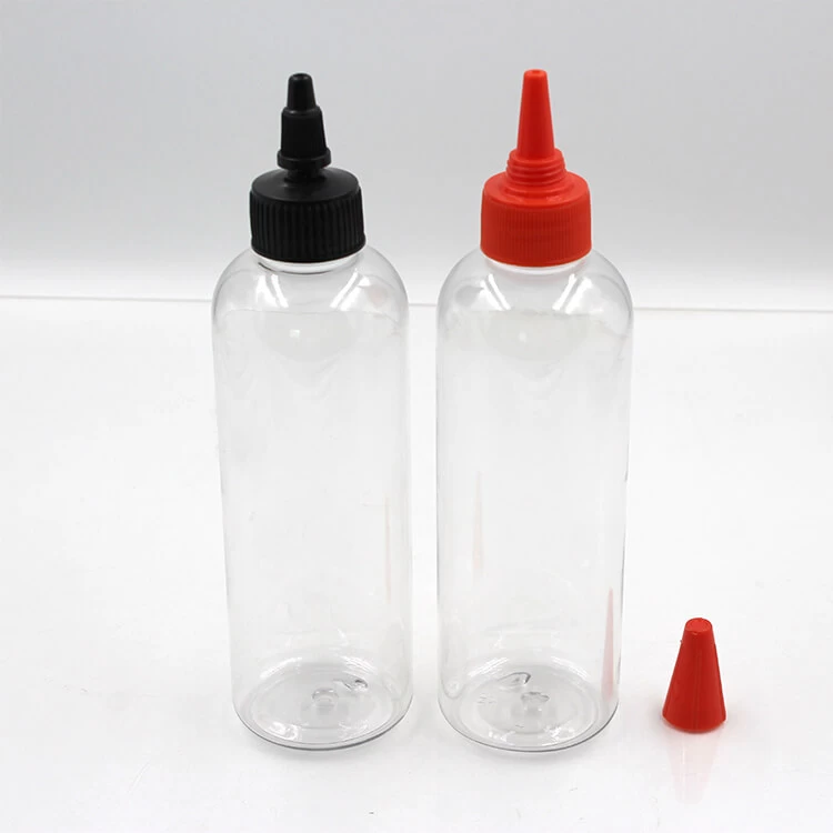 clear sauce bottle