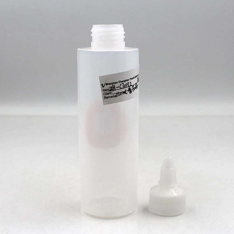 empty small sauce plastic bottle