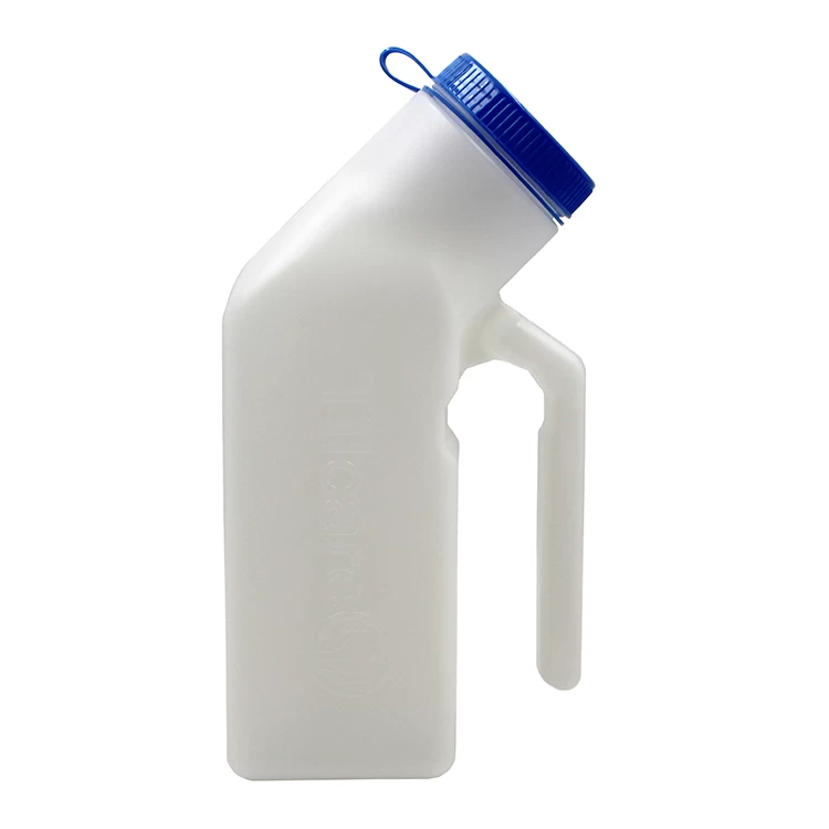 plastic urine bottle with lid