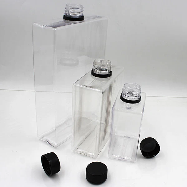 empty PETG plastic water bottle