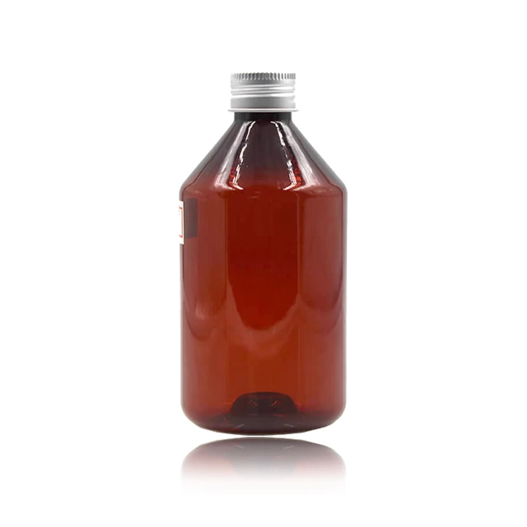 amber wine plastic bottle