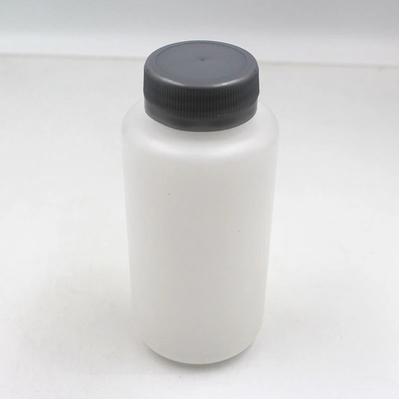 white HDPE juice bottle