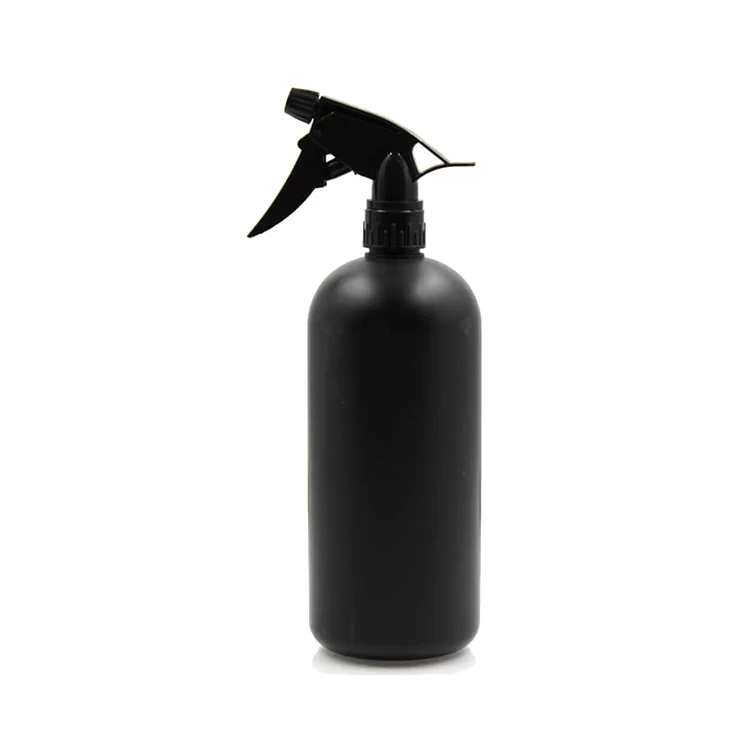China 1 Liter Matte Black Pump Shampoo Bottle manufacturer