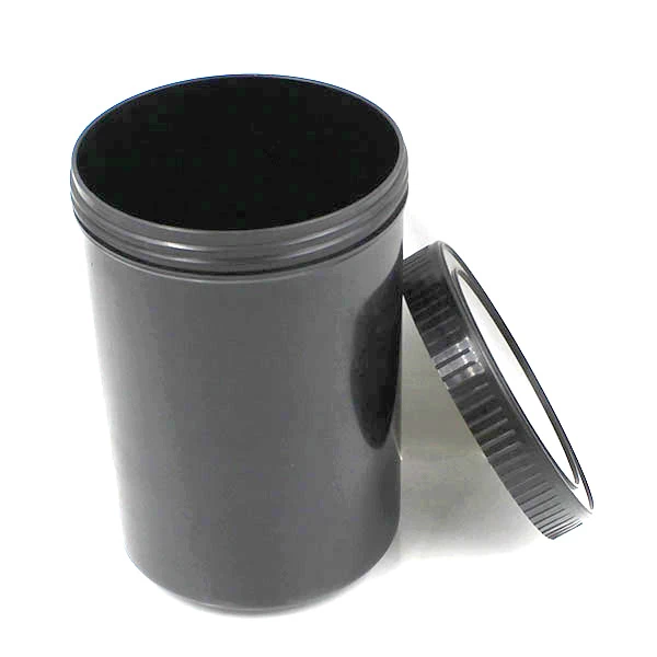 1.2 L黑色圆筒PP罐容器