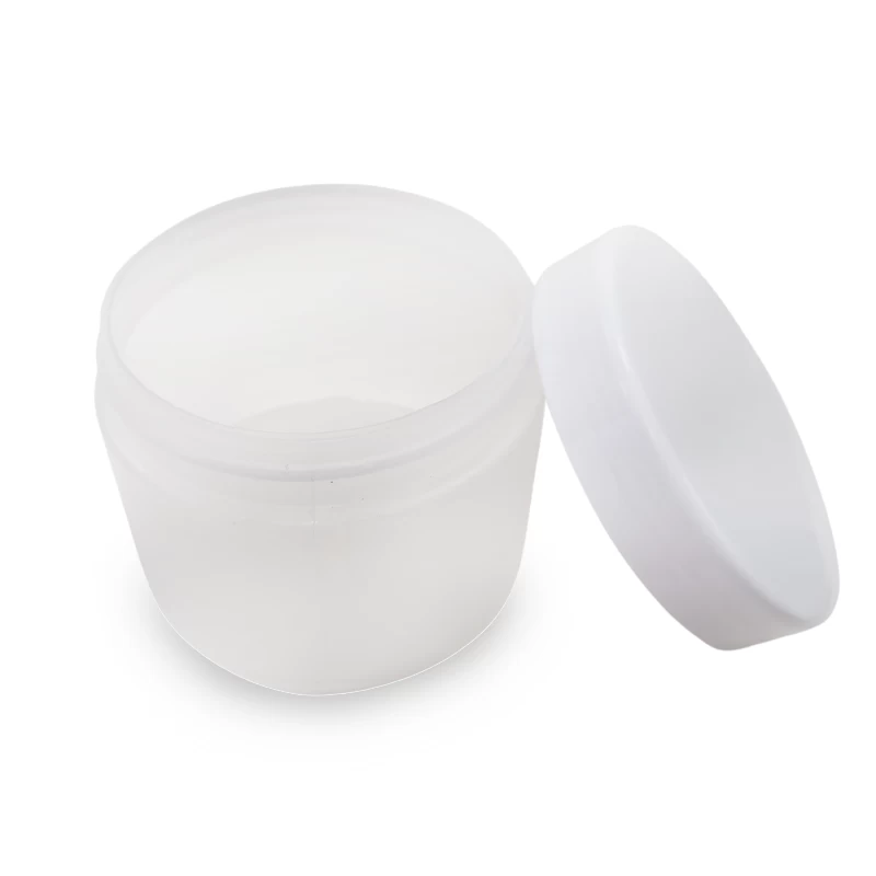 Empty Round 10oz 300ml PP Plastic Cream Jar