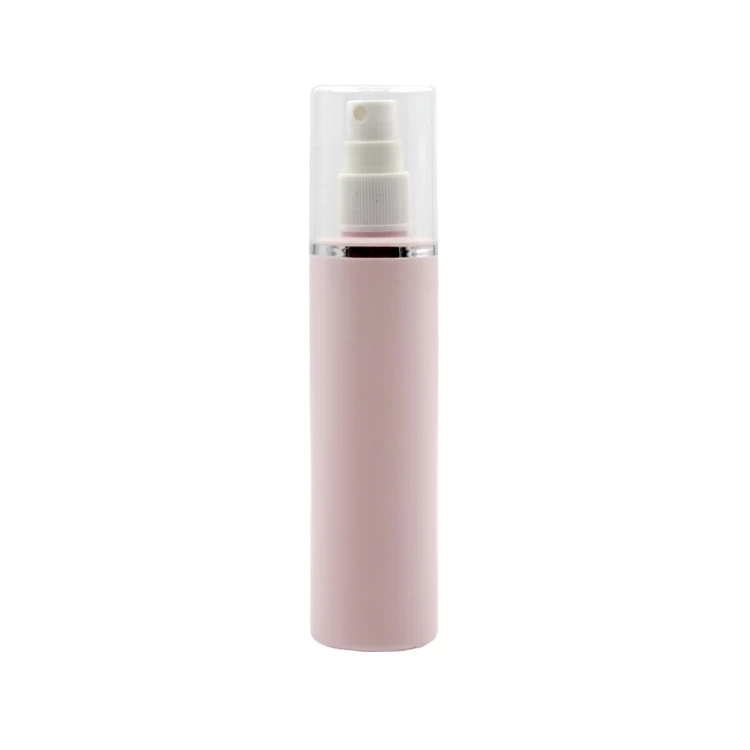 China 120ML Pink Plastic Cosmetic Spray Bottle manufacturer