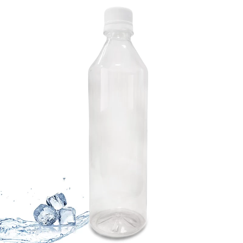 16oz 500ml Round Clear PET Plastic Juice bottles