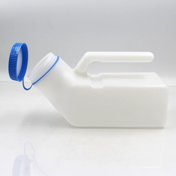 1L HDPE Plastic Urine Bottle With Lid
