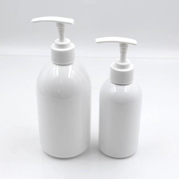 China 250ml 500ml PET Round Shampoo Bottle manufacturer