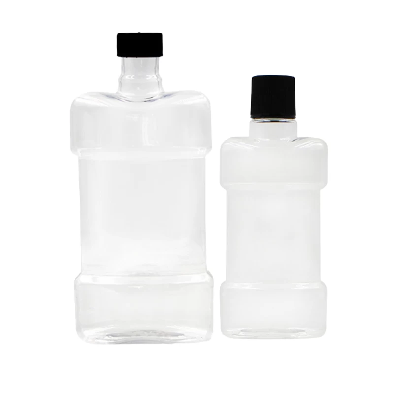 Bouteille en plastique d'emballage de rince-bouche 250 ml 500 ml