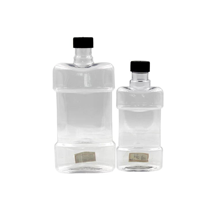 China Empty Clear Plastic Mouthwash Bottle manufacturer