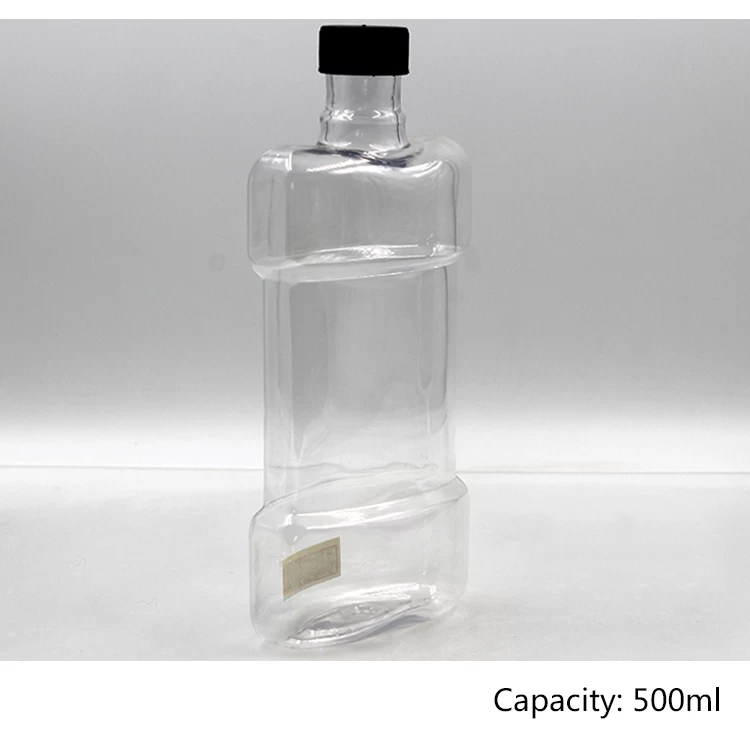 China Empty Clear Plastic Mouthwash Bottle manufacturer