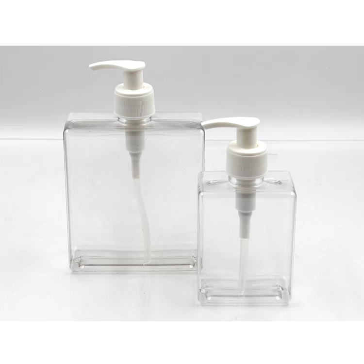 China Square PETG Plastic Cosmetic Lotion Bottle manufacturer