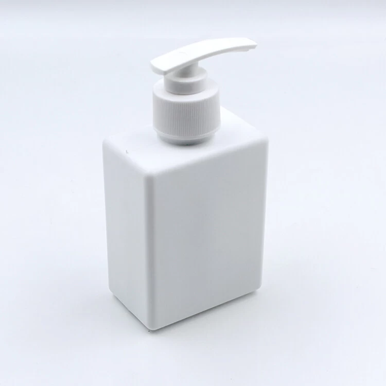 China 8 oz HDPE Square Shampoo Bottle manufacturer