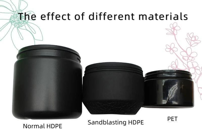 250ml HDPE Sand Blasting Cosmetic Shampoo Plastic Bottle