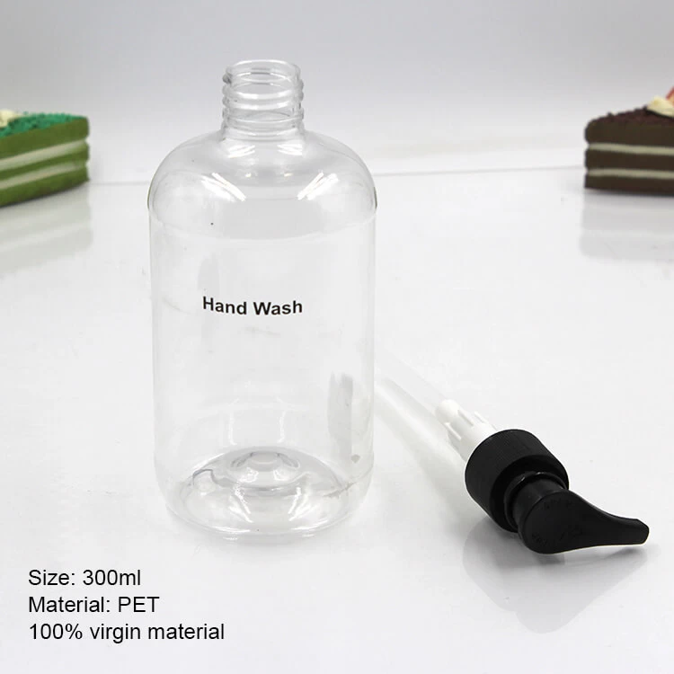 300ML PET Plastic Hand Wash Bottle