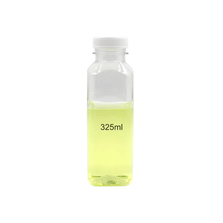 Čína 325ML Square PET Juice Bottle výrobce